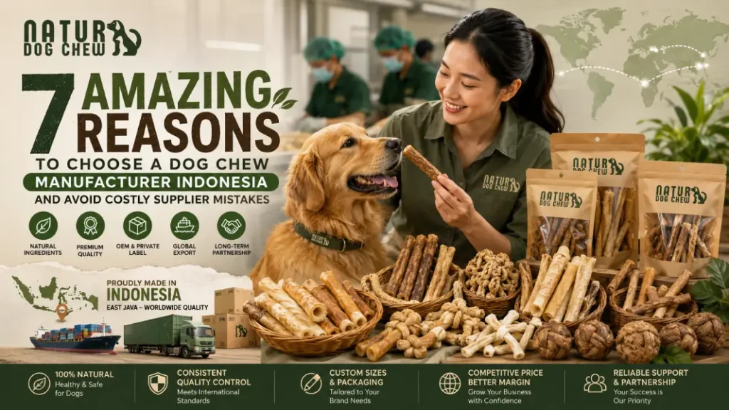 Poster Dog Chew Manufacturer Indonesia