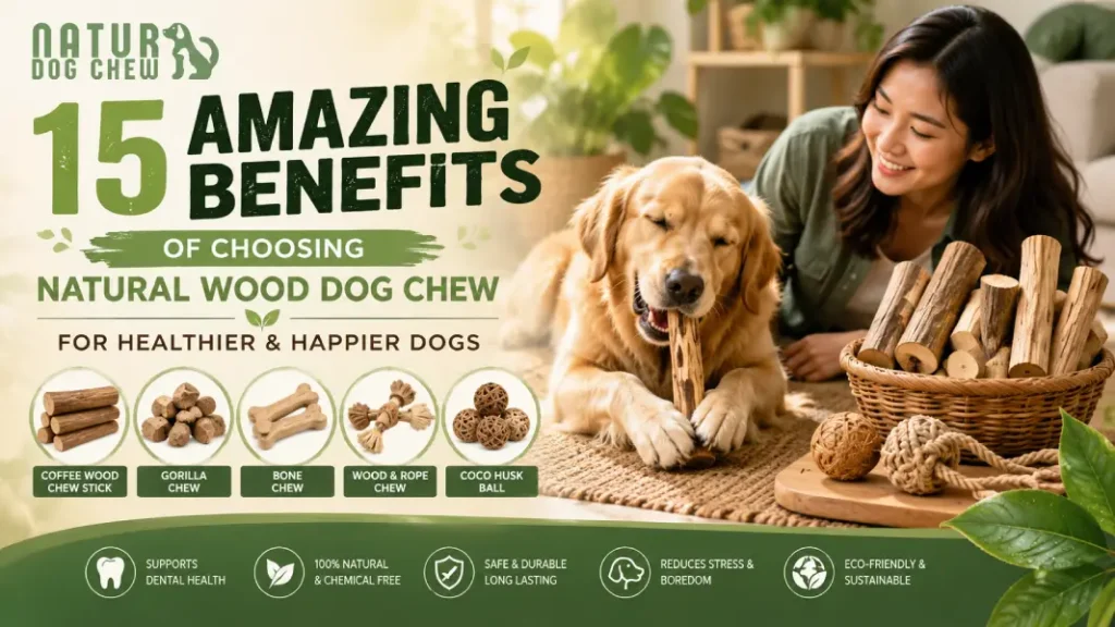 Poster Natural Wood Dog Chew