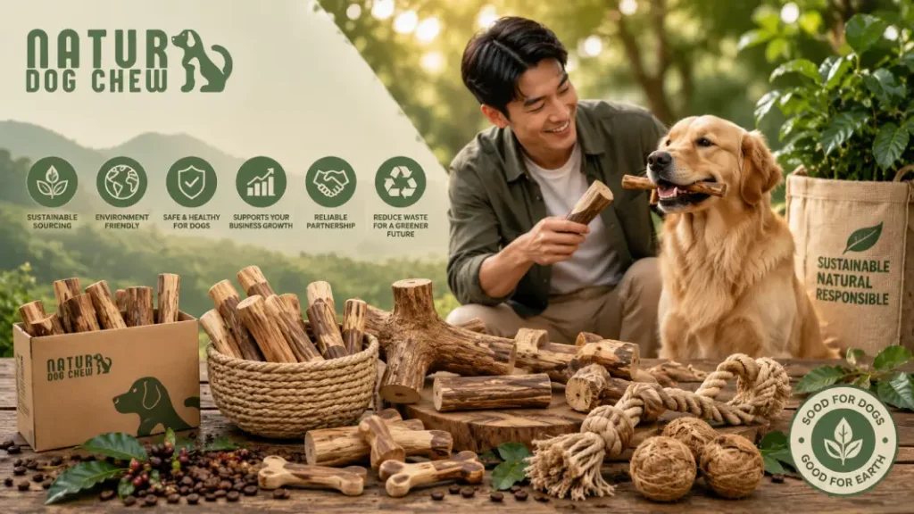 Poster Sustainable Dog Chew Supplier
