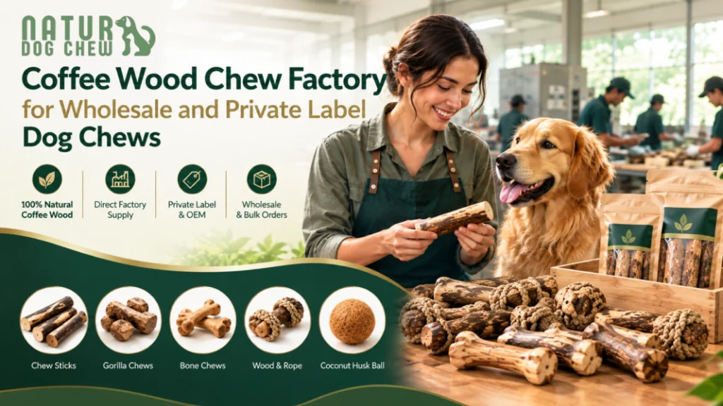 Poster Coffee Wood Chew Factory